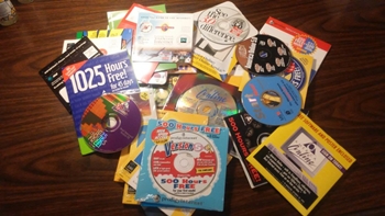 AOL and Prodigy CD Rom
